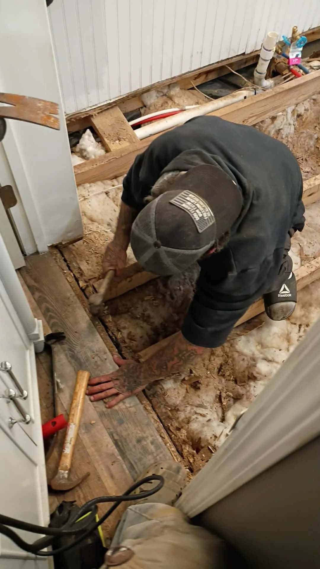 Foundation repair work